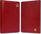 FIS Maroon A5 Vinyl 2026 Daily Diary - FSDI23AE26MR - Al Masam Stationery LLC
