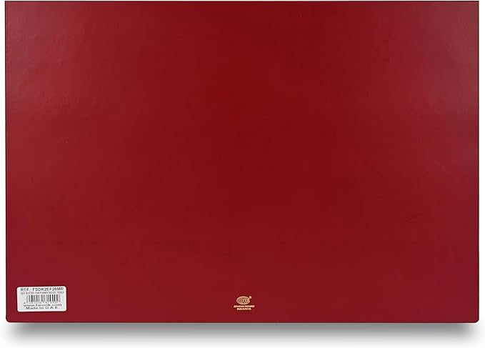 FIS Maroon PVC 490x340mm English-French 2026 Desk Planner - FSDK2EF26MR - Al Masam Stationery LLC