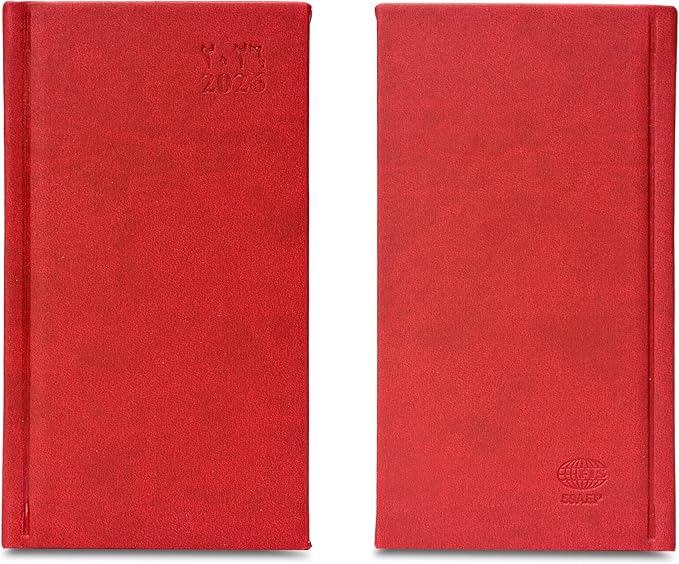 FIS Maroon Slim PU 2026 AE Weekly Diary - FSDI59AEP26MR Secondary image
