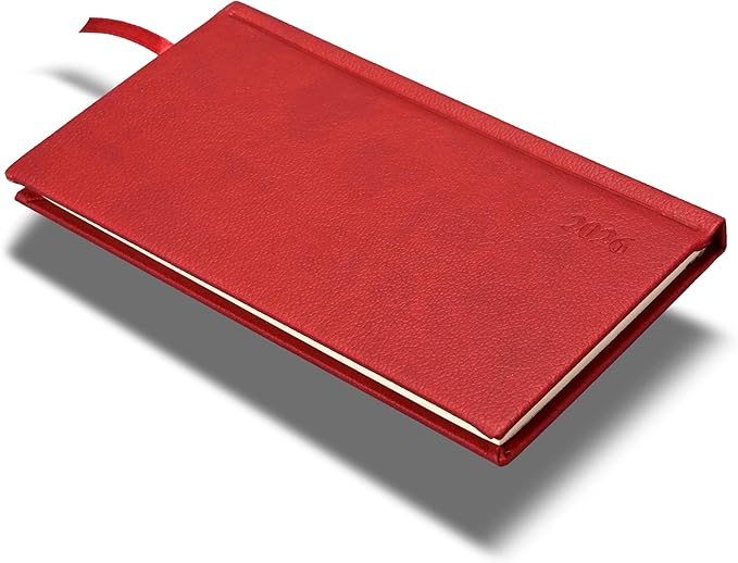 FIS Maroon Slim PU 2026 Weekly Diary - FSDI57E26MR