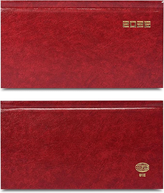 FIS Maroon Slim Vinyl 2026 Weekly Diary - FSDI51E26MR Secondary image