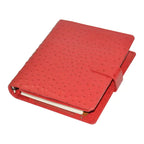 FIS Premium Struthio Leather Organizer A5 Size – Red - Al Masam Stationery LLC