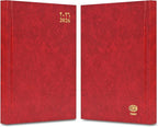 FIS Red 170×240 Hard Cover 2026 AE Diary - FSDI75AEV26RE - Al Masam Stationery LLC
