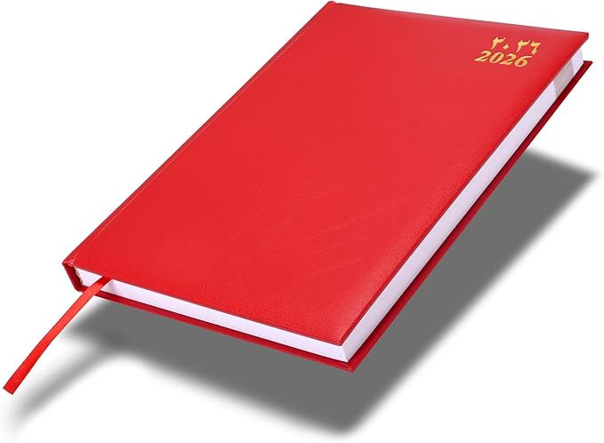 FIS Red 170×240 Vinyl 2026 AE Daily Diary - FSDI75AEVN26RE Main image
