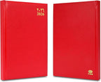 FIS Red 170×240 Vinyl 2026 AE Daily Diary - FSDI75AEVN26RE - Al Masam Stationery LLC