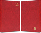 FIS Red A4 Hard Cover Arabic-English Daily 2026 Diary - FSDI41AE26RE - Al Masam Stationery LLC