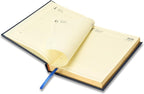 FIS Red A5 Golden Corner Hard Cover Vinyl 2026 Diary-FSDI22E26RE - Al Masam Stationery LLC