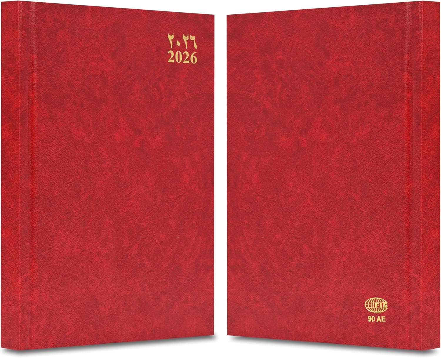 FIS Red A5 Vinyl 2026 Sat-Sun AE Diary - FSDI90AE26RE Secondary image