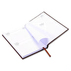 FIS Red A5 Vinyl 2026 Sat-Sun AE Diary - FSDI90AE26RE - Al Masam Stationery LLC