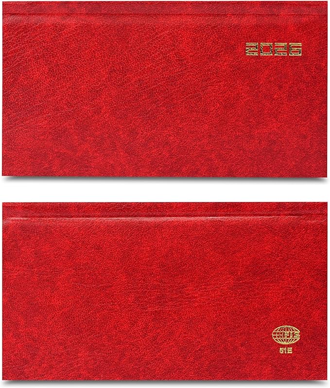 FIS Red Slim Vinyl 2026 Weekly Diary - FSDI51E26RE Secondary image
