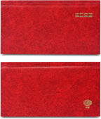 FIS Red Slim Vinyl 2026 Weekly Diary - FSDI51E26RE - Al Masam Stationery LLC