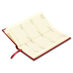 FIS Red Slim Vinyl 2026 Weekly Diary - FSDI51E26RE - Al Masam Stationery LLC