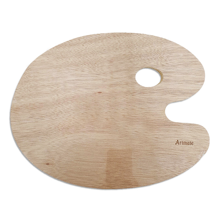 ARTMATE WOODEN PALETTE FOR ACRYLIC AND OIL PAINTING