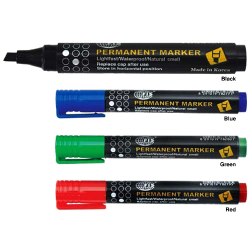 Permanent Marker (FIS) (CHISEL TIP) - Red - Al Masam Stationery LLC Main image