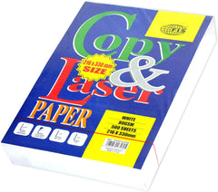 FIS Copy and Laser Photocopy Paper, 216 x 330MM, 500 Sheets, White - Al Masam Stationery LLC
