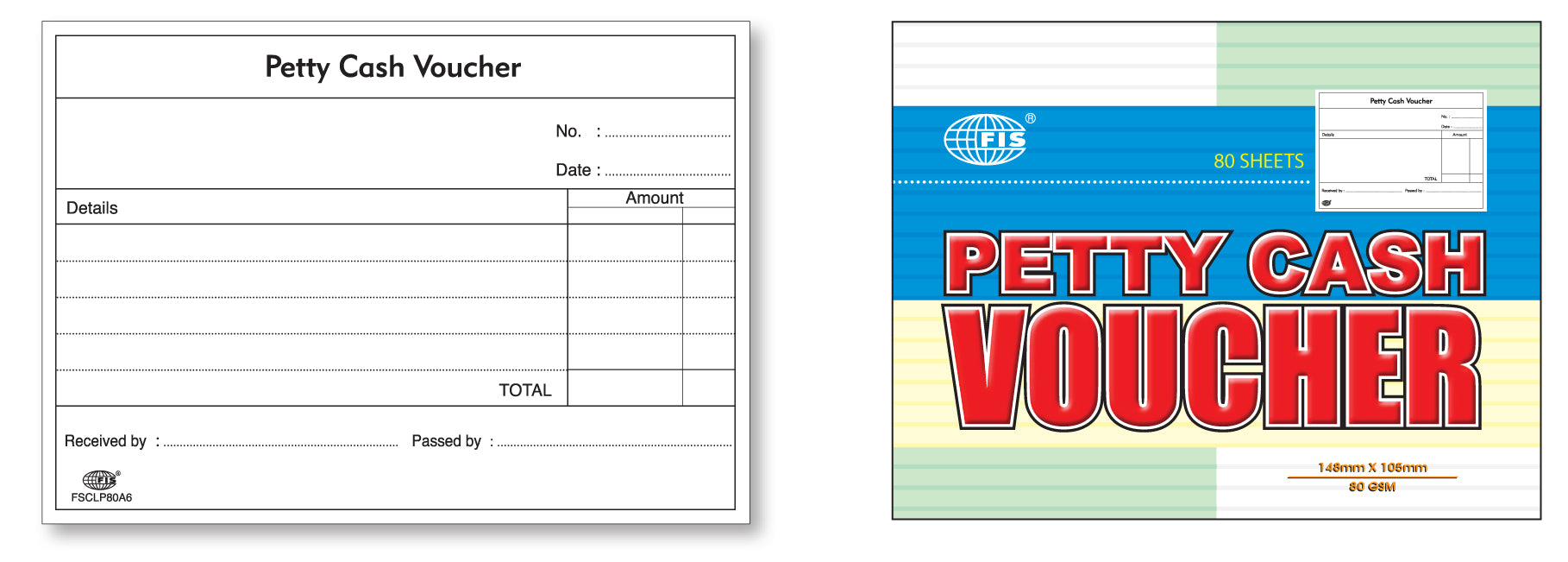 FIS Petty cash Voucher A6 Secondary image