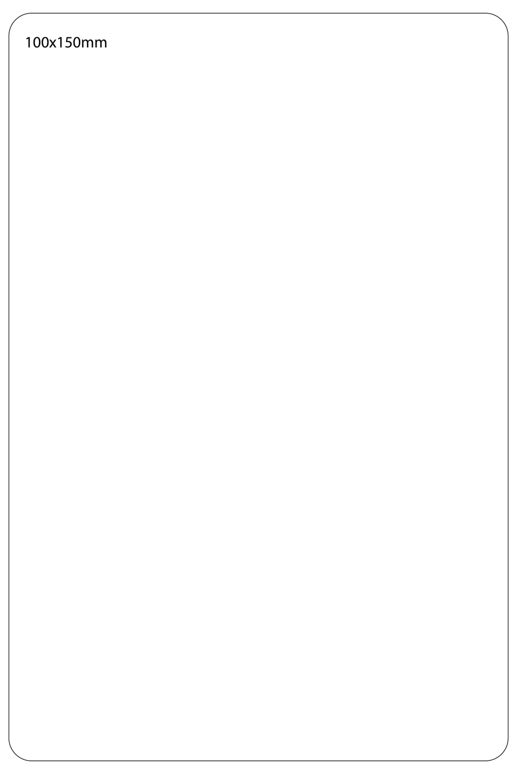 SELF ADHESIVE OFFICE LABEL-100X150mm - Al Masam Stationery LLC