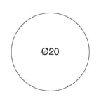 SELF ADHESIVE OFFICE LABEL-20mm - Al Masam Stationery LLC