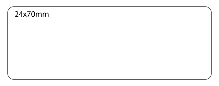 SELF ADHESIVE OFFICE LABEL-24X70mm - Al Masam Stationery LLC