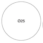 SELF ADHESIVE OFFICE LABEL-25mm - Al Masam Stationery LLC