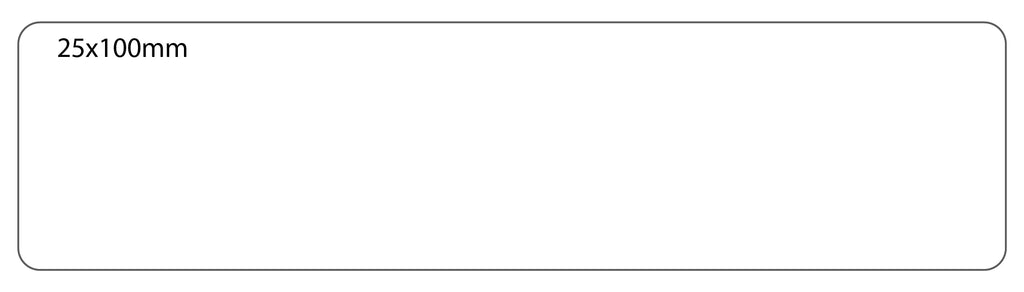 SELF ADHESIVE OFFICE LABEL-25X100mm - Al Masam Stationery LLC