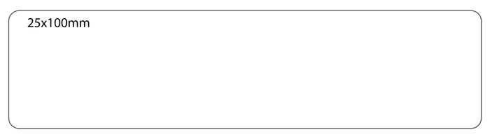 SELF ADHESIVE OFFICE LABEL-25X100mm - Al Masam Stationery LLC