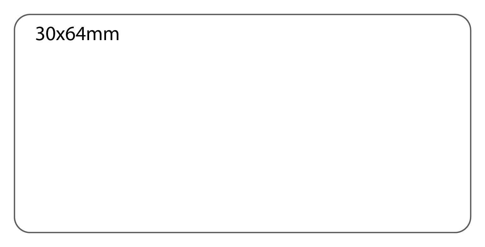 SELF ADHESIVE OFFICE LABEL-30X64mm - Al Masam Stationery LLC Main image