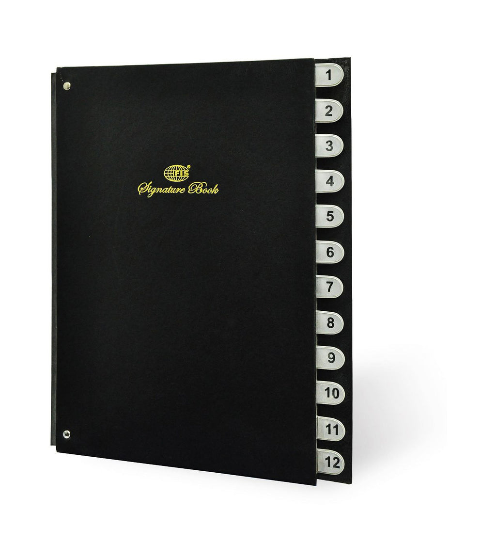 Signature book (FIS) - 1 to 12 - Al Masam Stationery LLC
