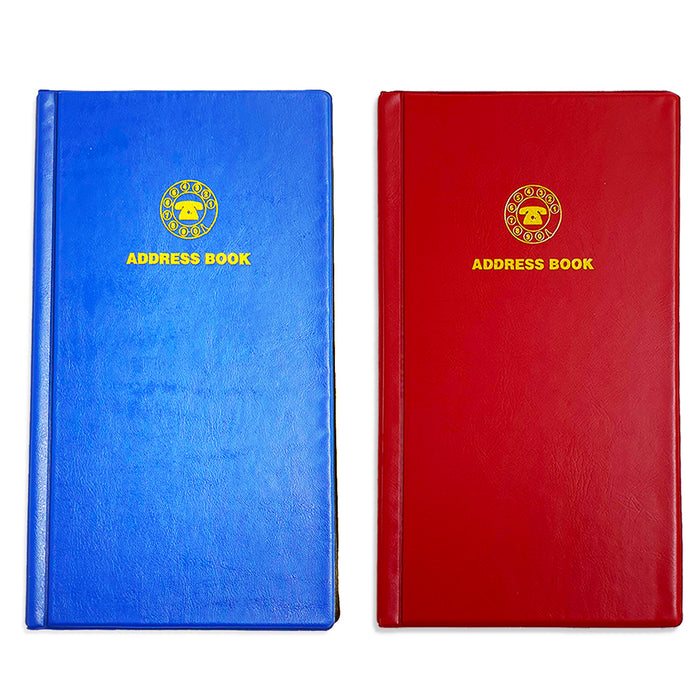 FIS ADDRESS BOOK PVC 115X217MM ENGLISH 52 SHEET - Al Masam Stationery LLC