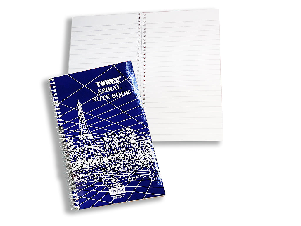 Writing pad Tower A5 Size with Side Spiral - Al Masam Stationery LLC Main image