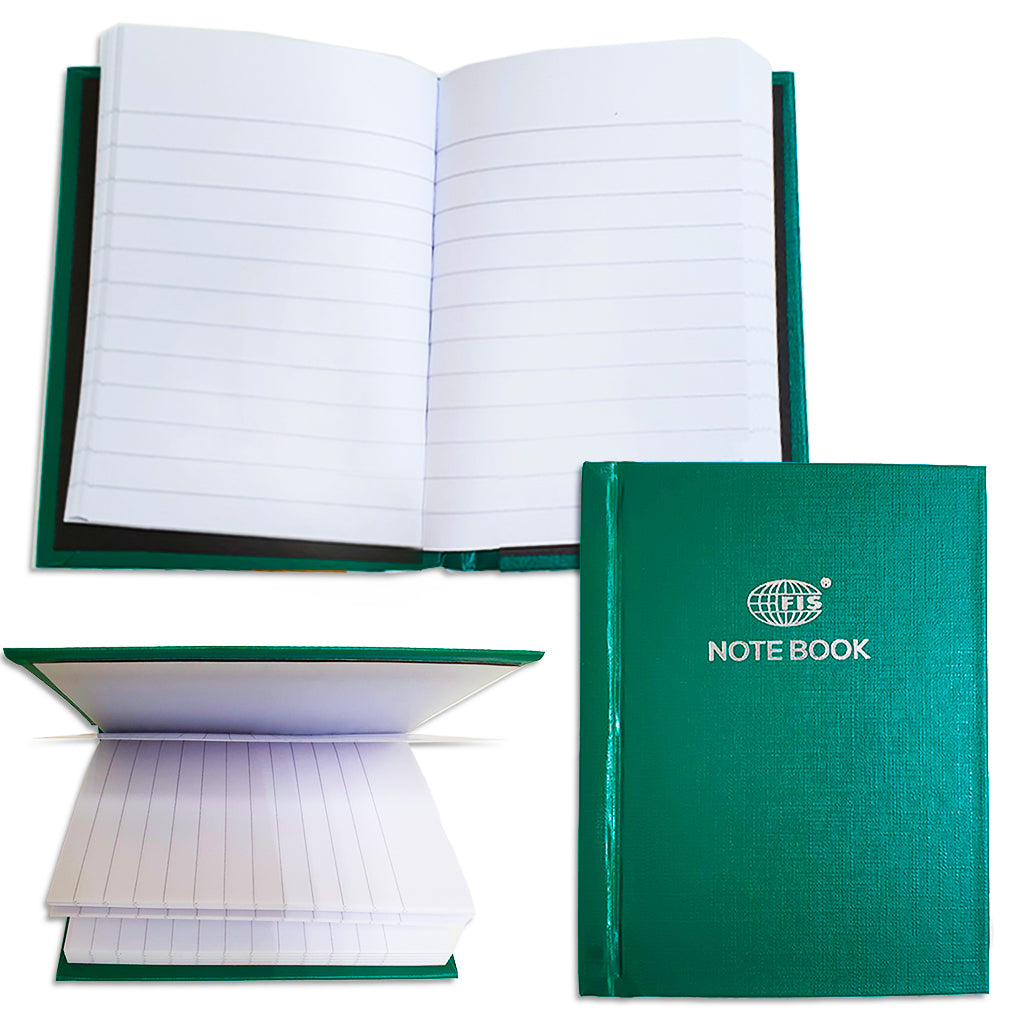 FIS®  PP COVER NOTE BOOK A7,100SHEET, ASSORTED - Al Masam Stationery LLC
