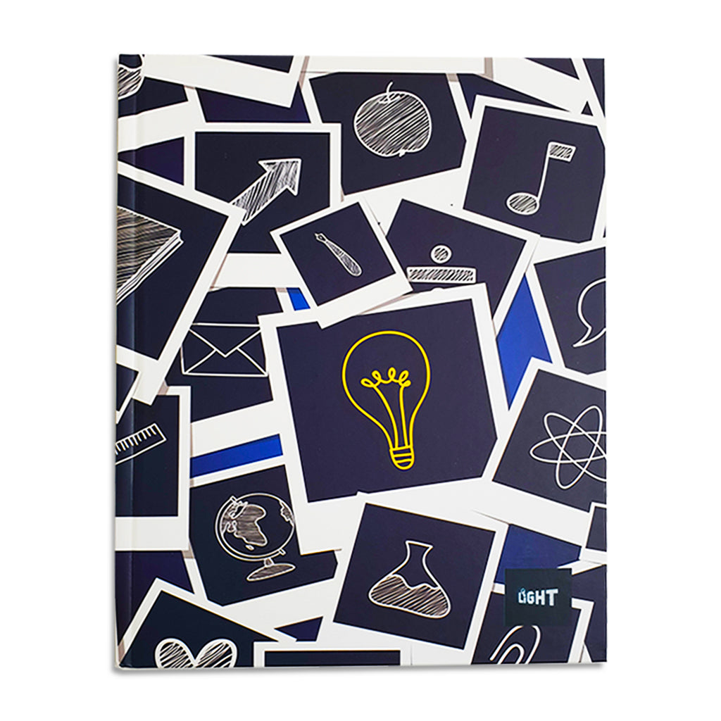 LIGHT® HARD COVER NOTEBOOK SINGLE LINE - Model 1 - Al Masam Stationery LLC