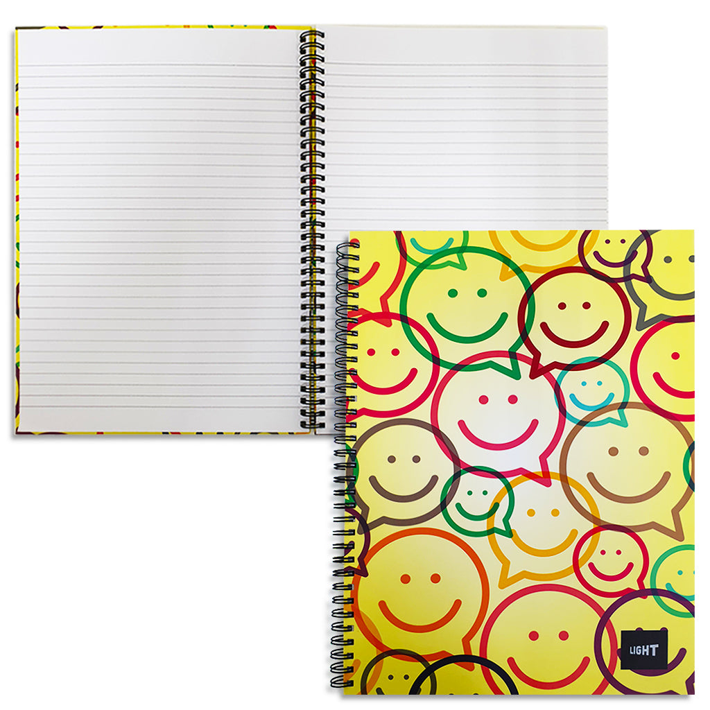 LIGHT® SPIRAL HARD COVER NOTEBOOK, S/L, A4, 100SHEETS Secondary image