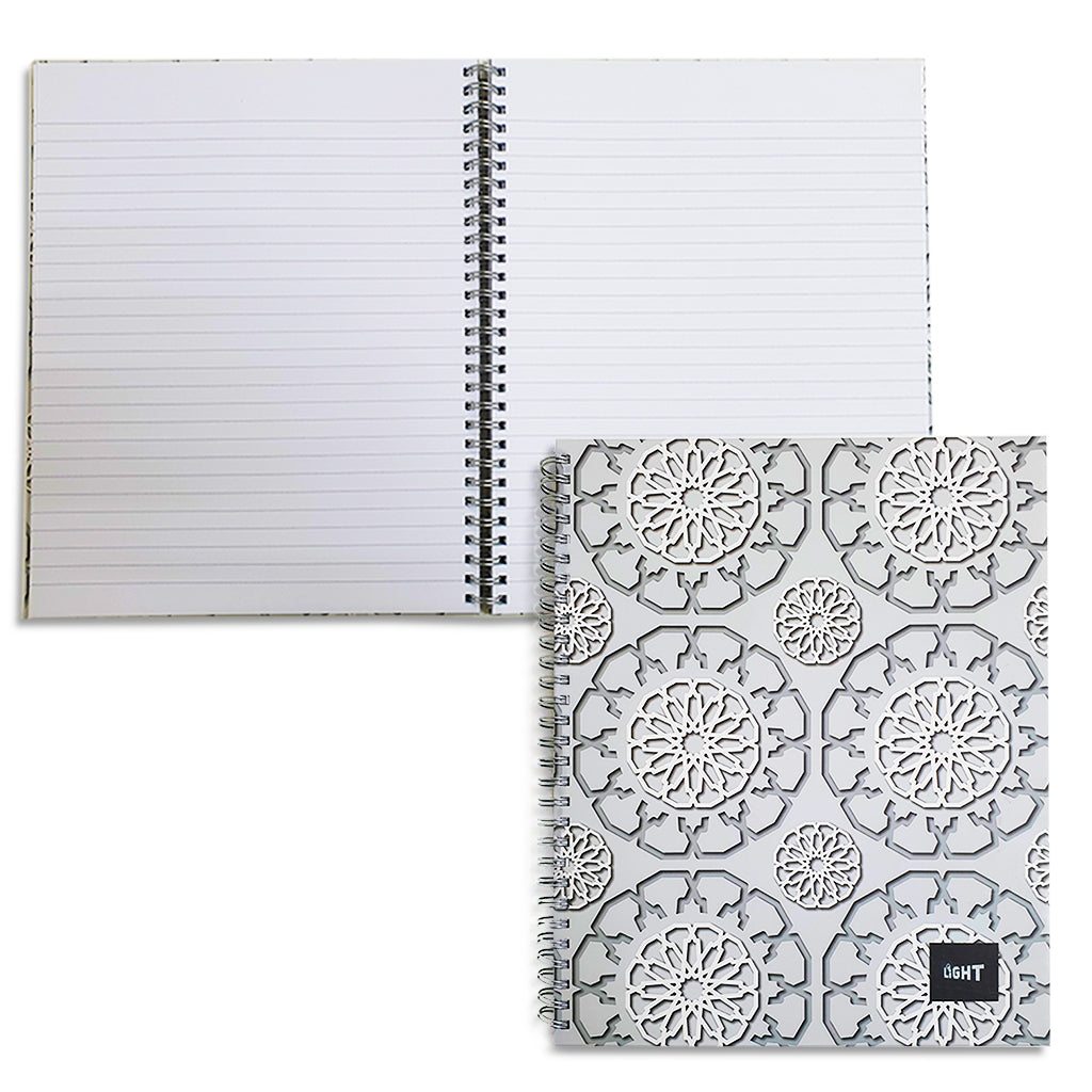 LIGHT  SPIRAL HARD COVER NOTEBOOK SINGLE LINE - MODEL 2 Secondary image