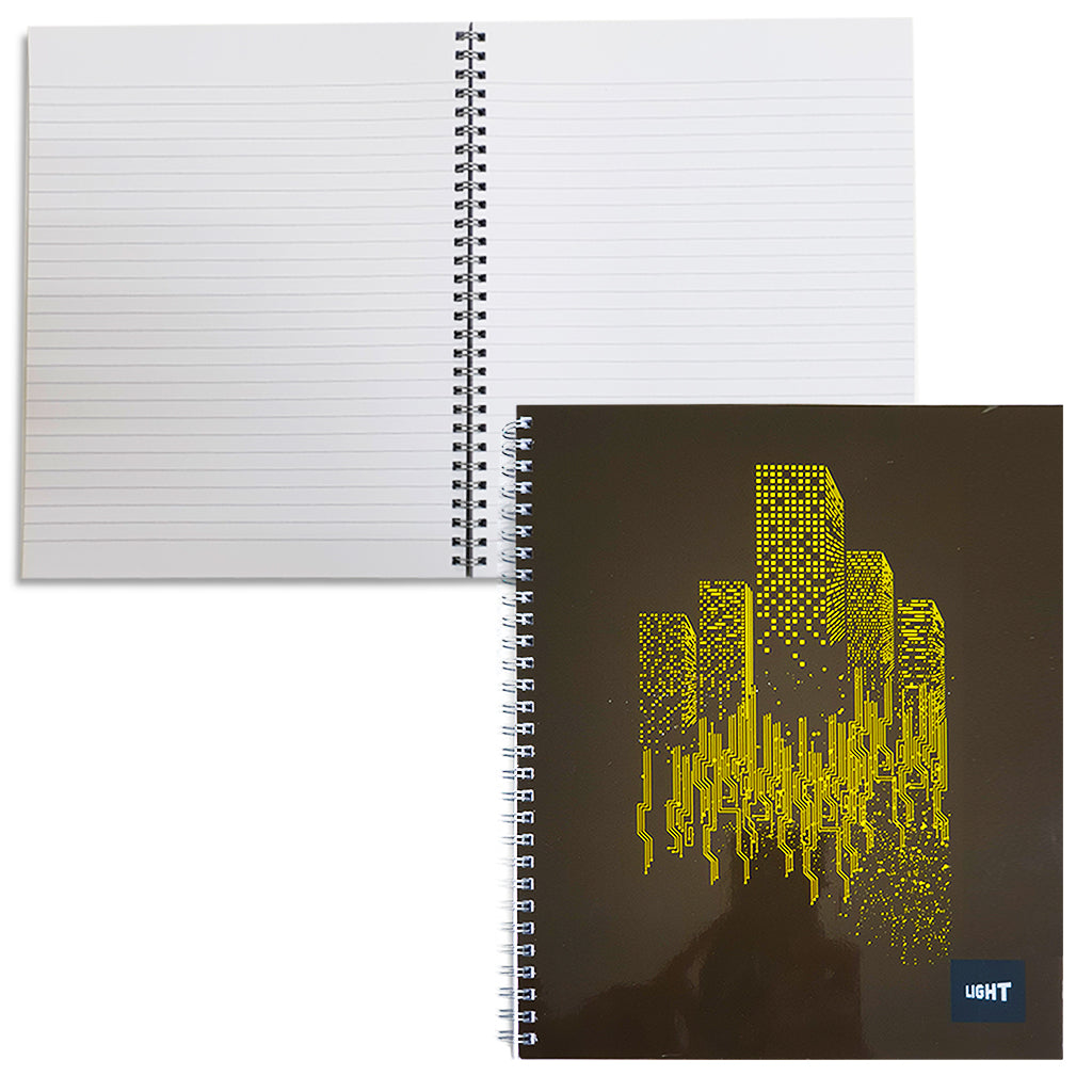 LIGHT® SPIRAL SOFT COVER NOTEBOOK, 10X8 INCH 100SHEETS Secondary image