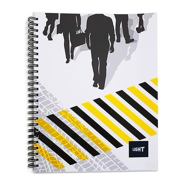 LIGHT® SPIRAL SOFT COVER NOTEBOOK, 9X7INCH 100SHEETS - Al Masam Stationery LLC