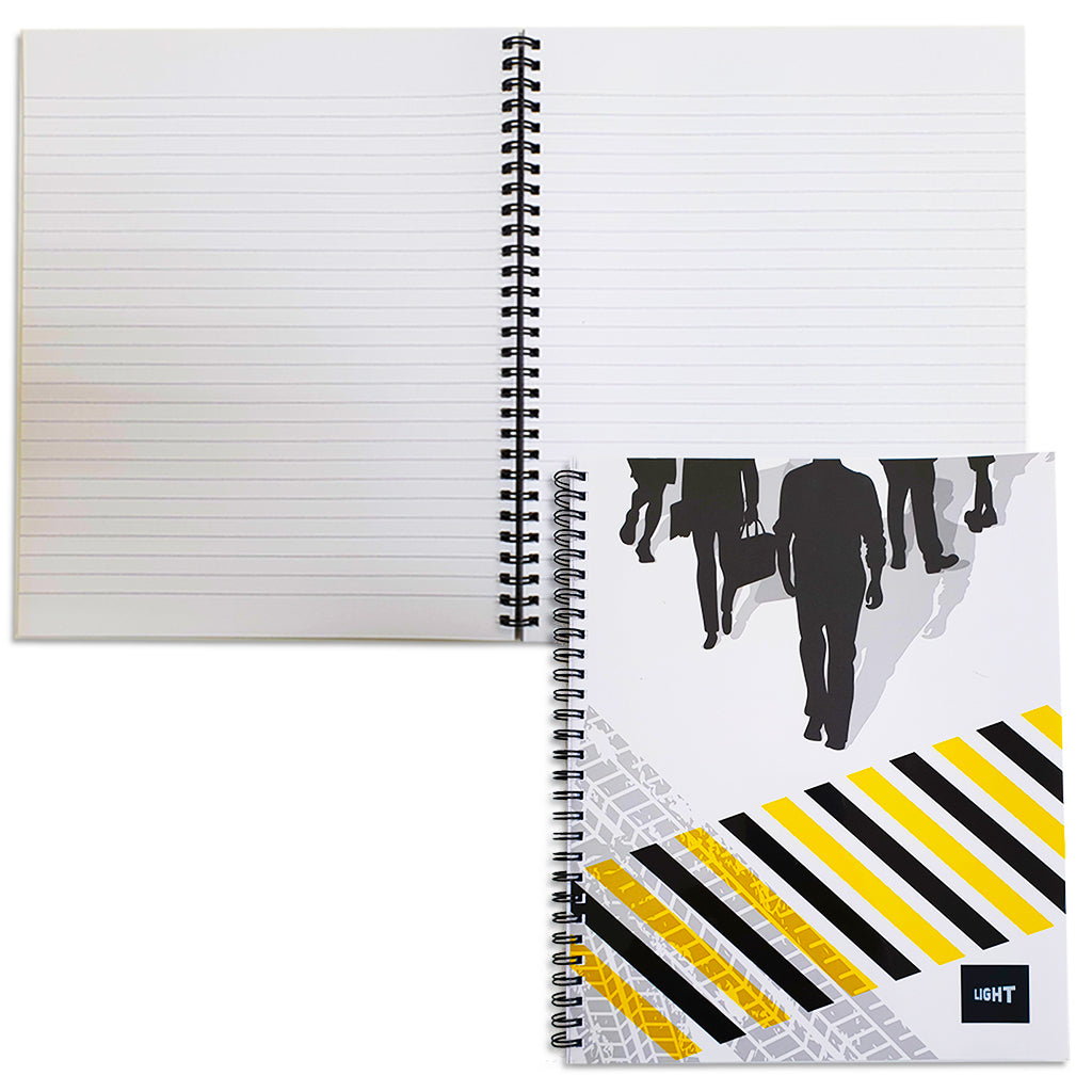 LIGHT® SPIRAL SOFT COVER NOTEBOOK - MODEL 1 100sheets Secondary image