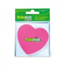 Fantastick Sticky Notes Fluorecent. Hearts Blister Pack