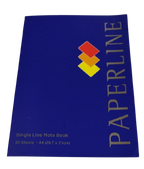 Paperline Soft Cover Single Line Notebook 80 sheets A4 Size - Al Masam Stationery LLC