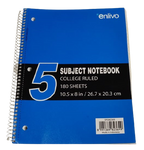 Enlivo 5 Subject Notebook - Al Masam Stationery LLC