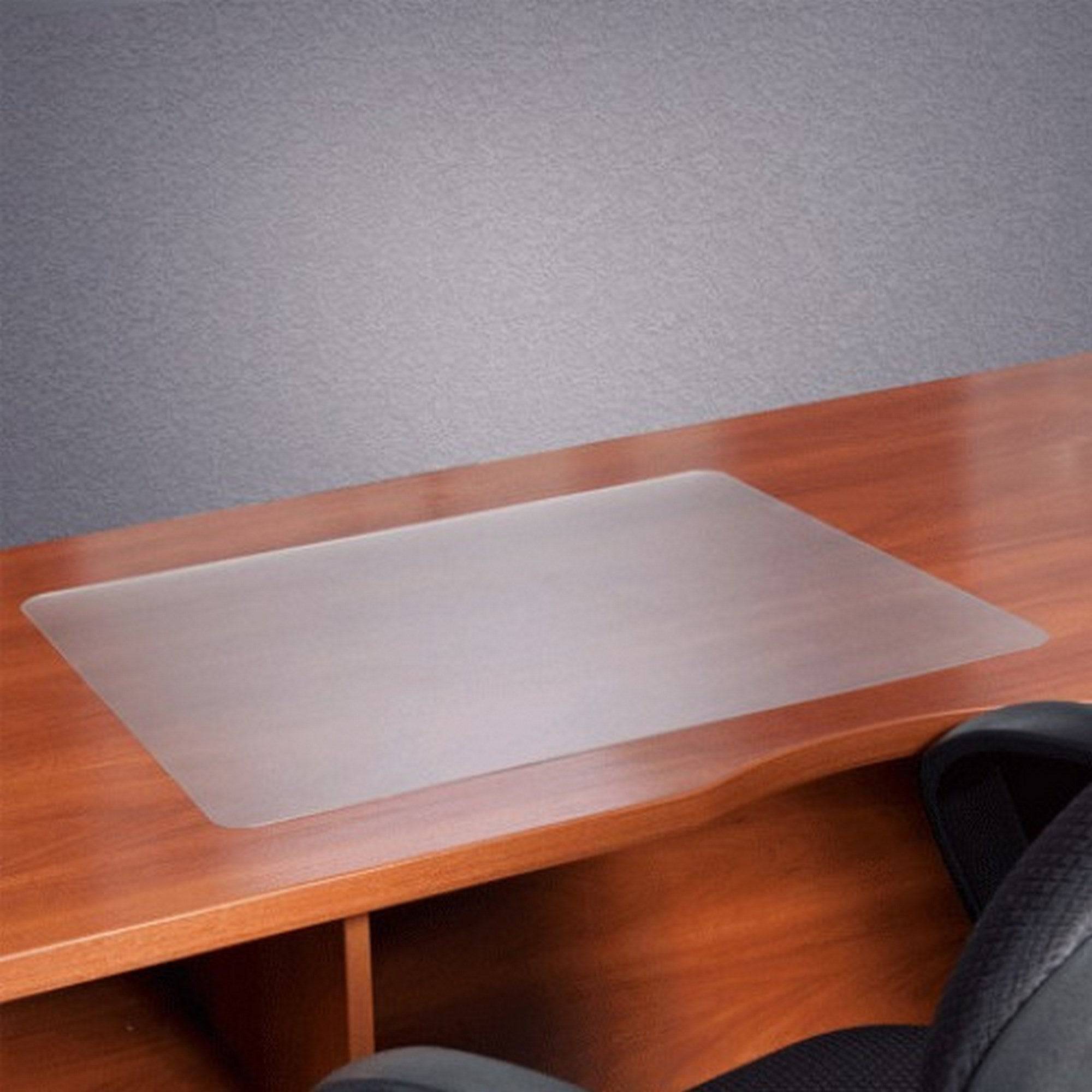Floortex Poly Carbonate Desk Mats 48X61cm Smooth Clear - Al Masam Stationery LLC Main image