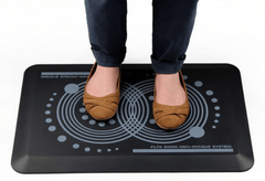 Floortex Anti-fatigue & Anti-microbial Active standing Mat 40x60cm Rectangular Black - Al Masam Stationery LLC