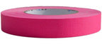Pink Atlas Cloth Tape 25mm, general purpose gaffer tape, shown in fluorescent pink color with a textured fabric surface.
