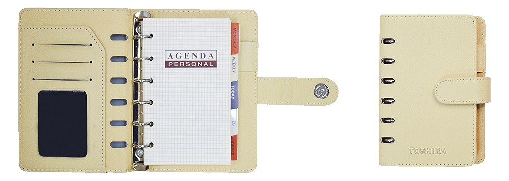 AMS- FO 3235 Quizo - 5" Organizer - Hans Larsen PU Leather Organizers - Al Masam Stationery LLC