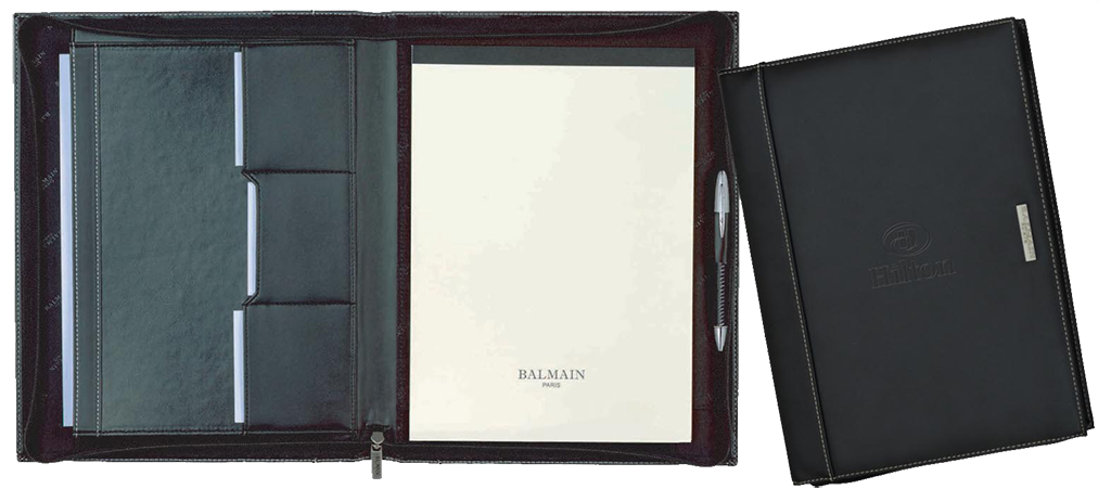 AMS-FO-3288  - BALMAIN Laather Portfolio - Al Masam Stationery LLC