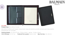 AMS-FO-3288  - BALMAIN Laather Portfolio - Al Masam Stationery LLC