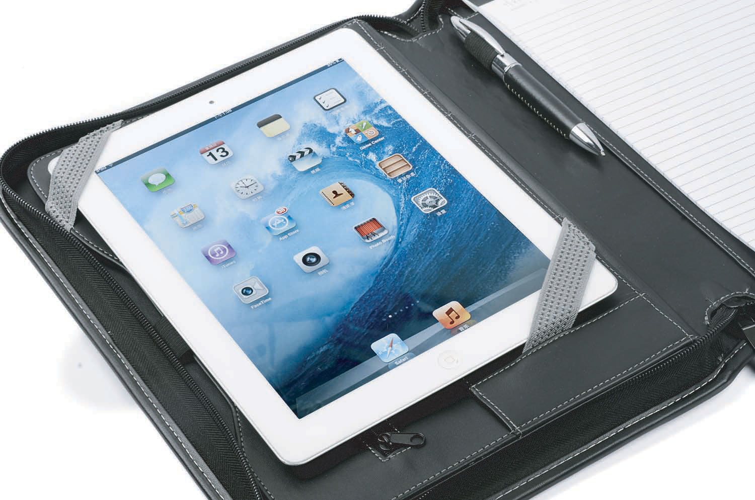 AMS-FO-3309 - GUADER - PU Leather Portfolio - Al Masam Stationery LLC