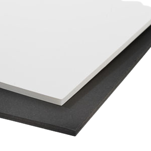 Normal foamboard 5mm 70x100 white/grey 