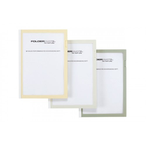 Foldermate Sliding Bar Report Cover PolyMaster A4 - Al Masam Stationery LLC Main image