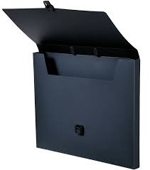 Foldermate Artfolio A3 with Handle Black - Al Masam Stationery LLC Main image